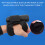 Portable Black Diving Light Flashlight Torch with Holder Glove 2