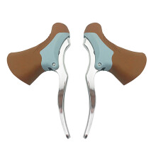 Aluminum MTB Bike Brake Levers Front Rear Drop Handlebar Set