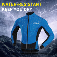 Lixada Men's Windproof Thermal Cycling Jacket Winter Polar Fleece MTB