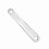 170mm Aluminum Left Crank Arm Silver Square Hole 4