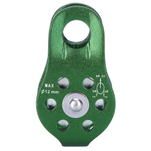 Aluminium Alloy Heavy Duty Single Rope Pulley Block (Green)
