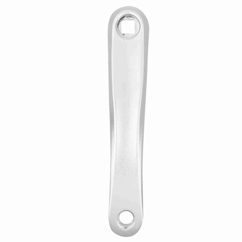 170mm Aluminum Left Crank Arm Silver Square Hole 1