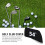 6Pcs Golf Iron Head Protective Cover Set (Black) 2