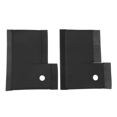 1 Pair Black Bike Front Fork Wrap Protectors Cover Accessory 2