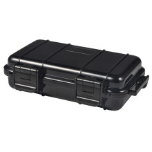 Waterproof Shockproof Dry Storage Box with 2 U-Buckles (Black S)