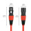 XLR-Kabel 4er-Pack 1 m/3 ft, Rot/Orange/Gelb/Grün 8