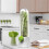 Fresh Herb Keeper For Refrigerator,Space Saving Cilantro Container For Fridge - Herb Saver For Cilantro, Mint Asparagus 3