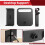 Support de Moniteur Portable Support Réglable Pivotant à 360 Support de Tablette Compatible avec le Support de Serrage de Bureau pour Tablette 7