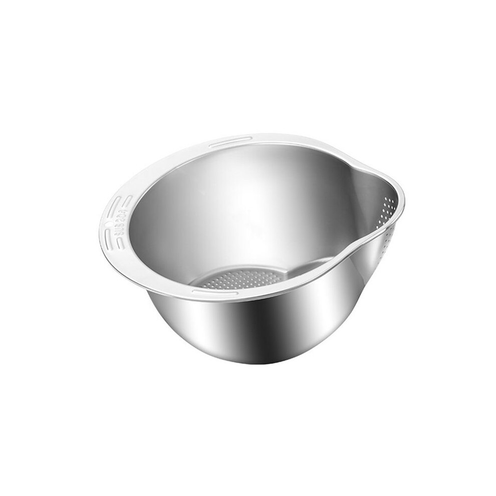 Rice Washer Strainer Bowl Stainless Steel Rice Washing Bowl Rice Colander Fruit And Vegetable Strainer Kitchen Tool A 6033826259103