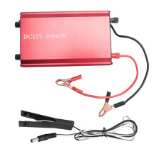 DC12V-99900W Podwójna Zmienna Głowica Inwertera Wysoka Moc 12 V Wielofunkcyjny Wygodny Inteligentny Wzmacniacz Akumulatorowy