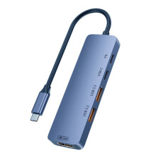 USB C Hub 10Gbps USB C Splitter PD 140W Charging USB 3.2 Hub Type C Docking Station for Laptop PC Phone Tablet