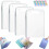 4PCS Extended Waterproof Folder, Vertical File Manager with Handle 13 Pocket A4 Multi-Page Portable Office Folders A 1