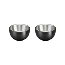 45ml Stainless Steel Sake Cup Double Layer White Wine Cup for Tea Water Cups Industrial Style Kitchen Drinkware,B