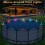 4pack Solar Powered Swimming Pool  Lights for Inground Pools, Above Ground Waterproof Wireless Pool Decorations 10