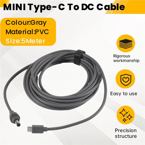 For StarLink Space-X  USB C to  Cable Overload Short Circuit Protection  Type-C to  Cable 5Meter/16.4ft 1