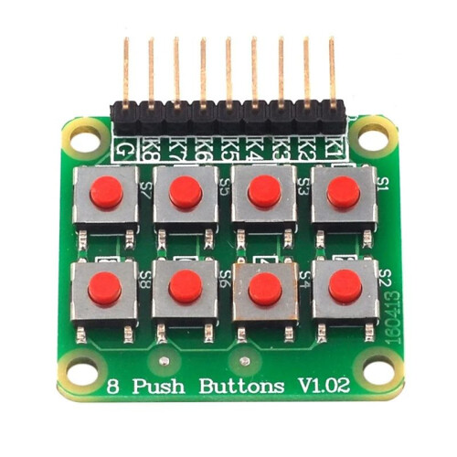 2x4 Keypad 4x2 Keypad 8 Push Buttons Key Board Matrix Keyboard Button for  AVR  2x4 Module AVR  Module 2