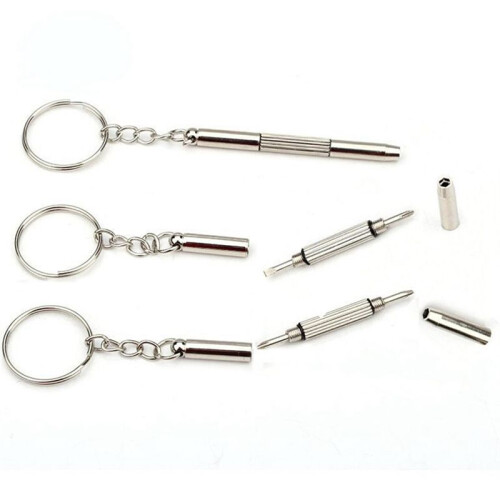 Screwdriver Multi-Function 3 in 1 Three-Purpose Glasses Accessories Repair Tool Portable Multi-Function Screwdriver 2