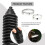 Car Universal Steering Rack and Pinion Boot Steering Rack Boot Tool Kit, Dustproof Silicone Inner Tie Rod Boot Set 3
