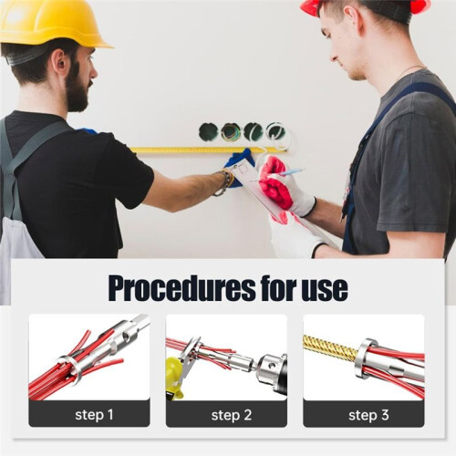 Wire Stripping and Twisting Tool,for Drill Wire Nut Twister Wire Stripper Cable Wire Connector Tool,Hex Shank Cable Wire 2