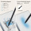 Replacement Pen Tips for  2 Pen- 4096 Pressure Sensitivity and Tilt Writing Support, with Nibs Removal Tool,B 2