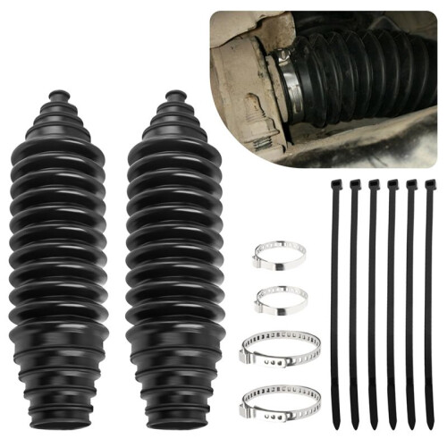 Car Universal Steering Rack and Pinion Boot Steering Rack Boot Tool Kit, Dustproof Silicone Inner Tie Rod Boot Set 1