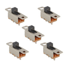 5 Pcs x -Off 2 Position SPDT 1P2T Panel Slide Solder Lug SS12F15G3