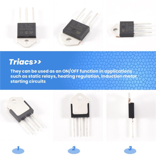 BTA41-600B 600V 40A Silicon Controller Rectifier Standard Triac 1