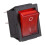 Red Light Illuminated 4 Pin DPST /OFF Snap in Rocker  16A 20A 250V AC 6