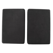 Blocs de Yoga Lot de 2, 23X15X7,6Cm Briques D'Exercice de Blocs de Yoga en Mousse EVA Haute Densité, ÉCologiques et LéGers,Noir