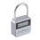Metall TimerlåS LCD-SkäRm Multifunktion Elektronisk Tid 99 Timmar Max Timing USB Uppladdningsbart Timer HäNglåS, Silver 2