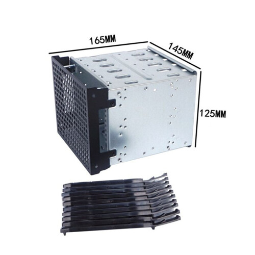 5,25 Tum Till 5 X 3,5 Tum  HDD Cage Rack HåRddisk DiskhöLje HåRddisk Diskfack Caddy Adapter 2