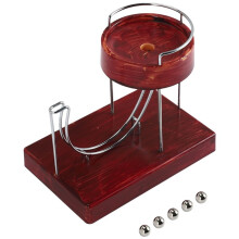 Kinetic Art Perpetual Movement Machine Kinetic Art Motion Inertial Metal Automatic  Jumping Table Toy Wood Grain