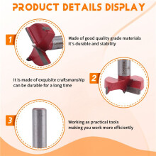 35mm Hinge Jig Drill Guide Sets Door Hinge Drill Hole Cutter Concealed Hinge Jig with Bit Positioner for Furniture Wood