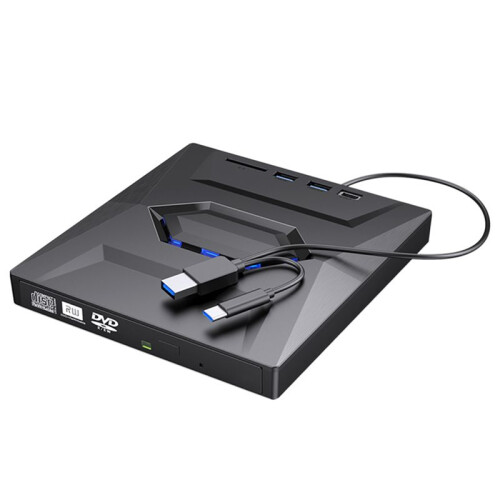 External DVD CD Writer Burner CD and DVD Player Type C/USB3.0 External DVD CD Drive for PC Laptop Windows 11/10/8/7