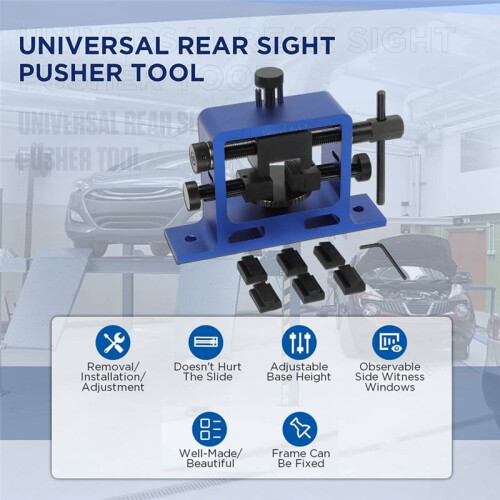 Sight Push Tool Mountable Universal Rear Push Tool Witness Windows Dovetailed Car Modification Sight Propulsion Tools 2