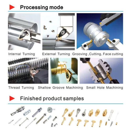 CNC Lathe Indexable Solid Carbide Turning Insert Cutting Blade for Turning Tool Holder for Roughing Finishing 1