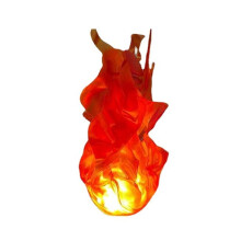 Schwimmender Feuerball für Halloween, Flammenlampe, Künstliches Künstliches Feuer, Schwimmende Requisiten Ohne Flamme für Halloween-Dekoration zu