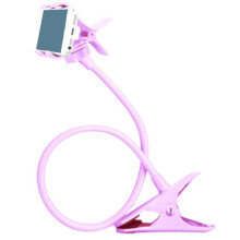 Mobiele Telefoonhouder Flexibele Luie Houder Verstelbare Mobiele Telefoonclip Home Bed Desktop Mount Bracket Telefoonstandaard Roze
