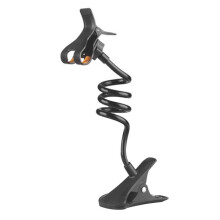 Mobile Phone Holder Flexible Lazy Holder Adjustable Cell Phone Clip Home Bed Desktop Mount Bracket Phone Stand Black