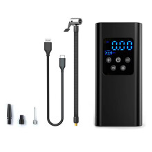 Inflador de neumáticos 4000mAh 159x67x43mm 150 PSI Negro