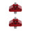 2Pièces Adaptateurs Collier Alliage Aluminium Multicouleur 5