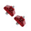 2Pièces Adaptateurs Collier Alliage Aluminium Multicouleur 8