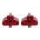 2Pièces Adaptateurs Collier Alliage Aluminium Multicouleur 10