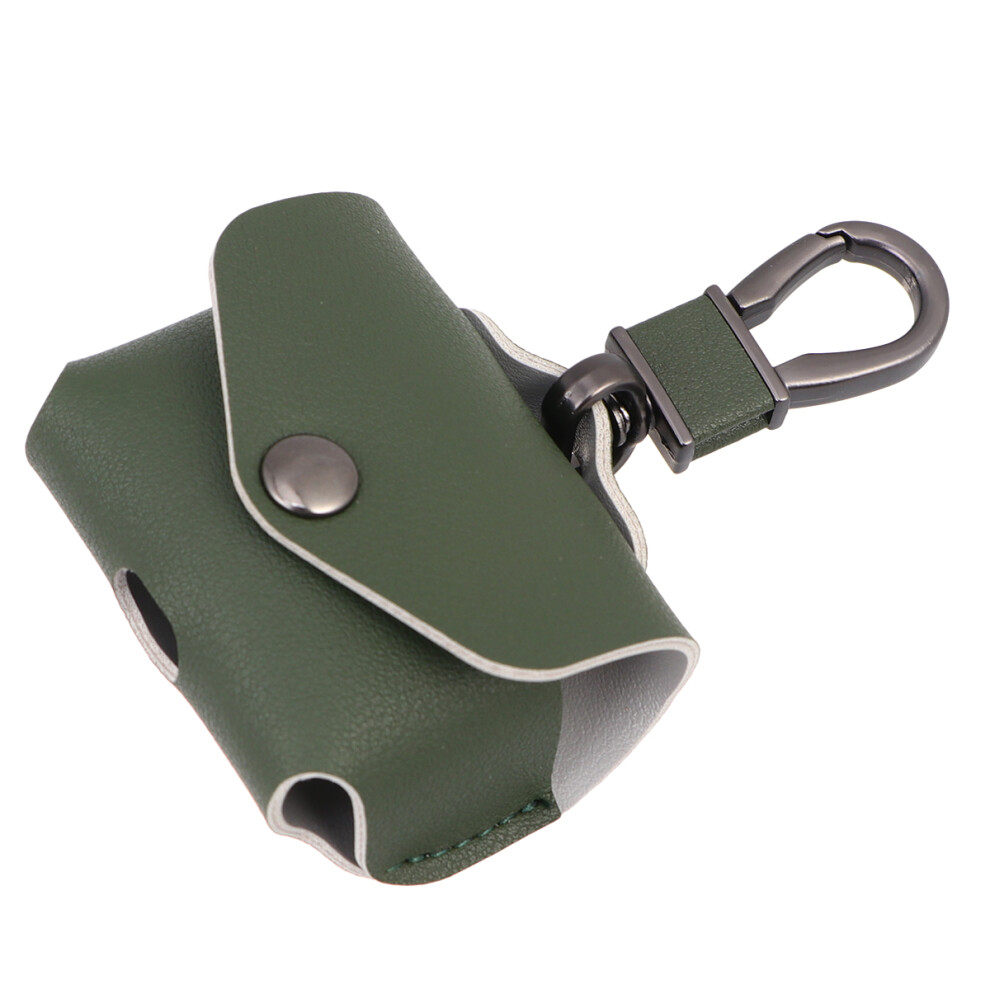 Olive Earphone Case With Metal Buckle For Green 3641285979604