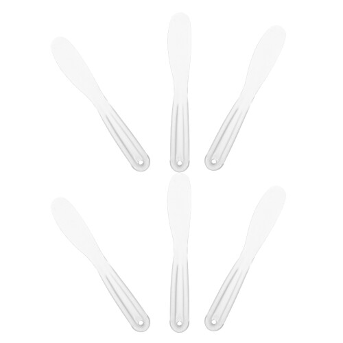24Pièces Mélangeurs Plastique Transparent Rigide Durable 2