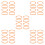 40Pièces Ceinture Machine À Orange Résistante 5