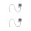 2Pièces Couple Angle Acier Avec Bras Flexible Interface Simple 4