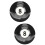 2Pièces Boules De Billard En Résine Noire Calibrées Stables 9