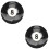 2Pièces Boules De Billard En Résine Noire Calibrées Stables 8