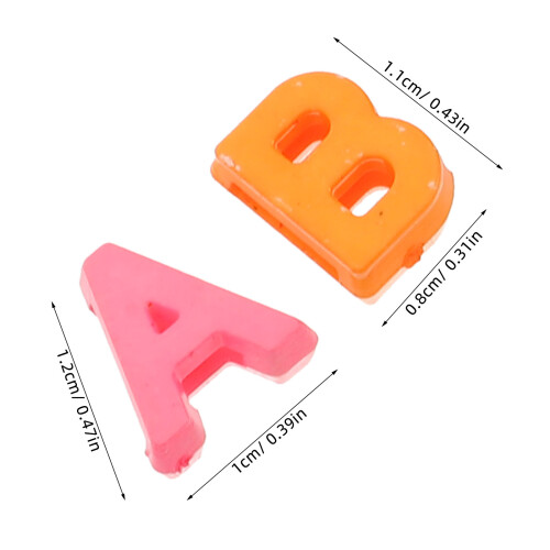 700Pièces Perles Alphabet Macaron Faciles À Enfiler Pour DIY 1